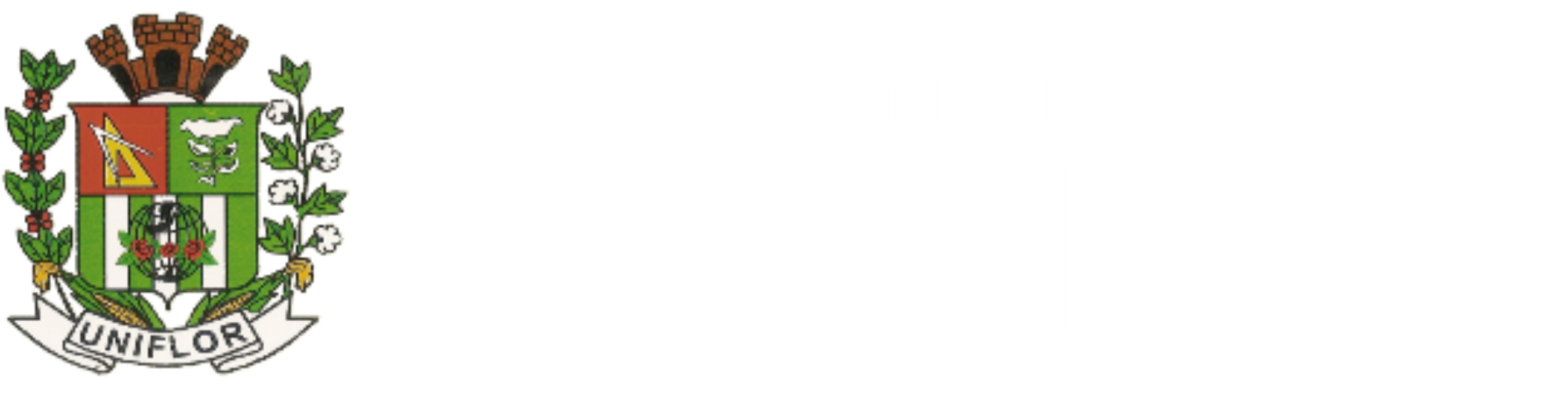 Logo da prefeitura de Uniflor